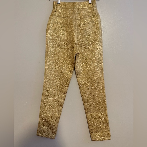 Maison Martin Margiela cotton-silk metallic brocade pants ( SS19 Runway) - Picture 5 of 17